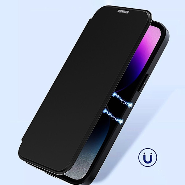 Til iPhone 13 Pro 6.1 tommer Mobiltelefon Etuier PU Læder+TPU+Akryl Kortholder Cover