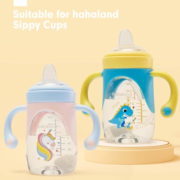 Spillsäker barnmugg med sugrör och pip 240 ml reservdelssats