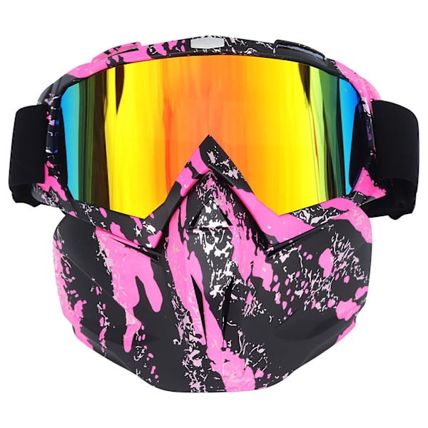 Clearance Sales Adult Ski Goggles With Detachable Ski Mask To Block The Sun Windscreen Goggles