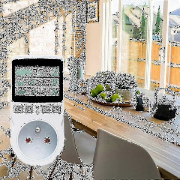 Digitaalinen / Lämpö- ja jäähdytystermostaatin pistorasia LCD-lämpötilan säätimellä, 230V Kasvihuoneen/tilojen lämpötilan säätimelle/terrarium-termostaatille (pistorasia)