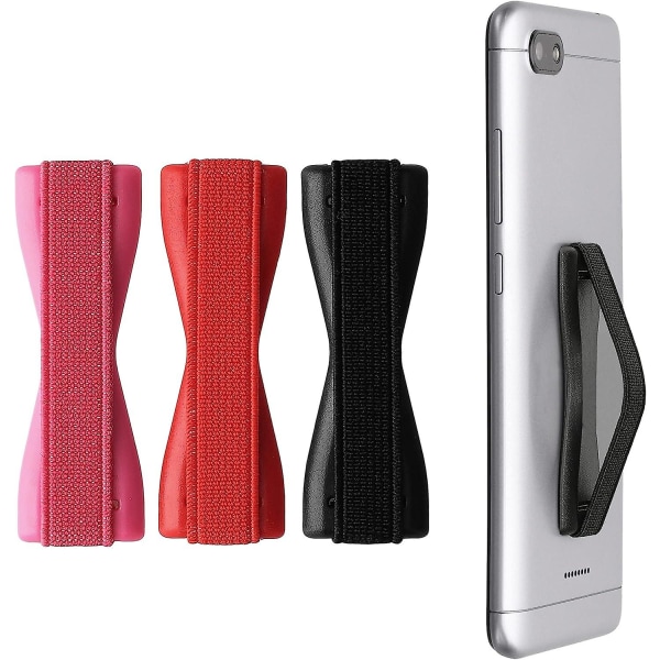 Sormitelineet älypuhelimille - 3 itseliimautuvan joustavan sormipidikkeen set puhelimille - Bla Pink,For iPhone 12 PRO