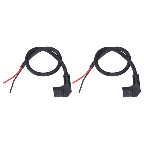 2PCS Electric Bike Power Cord T Type Charging Power Cable Accessories 1.5mm2 for Electric Scooter