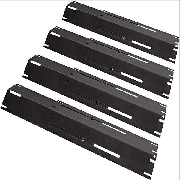 4 stk. Justerbar Radiator, 30-53cm Varmeplate Gassgrillsett Grilltilbehør Passer for de fleste Gassgriller Universelle Reservedeler