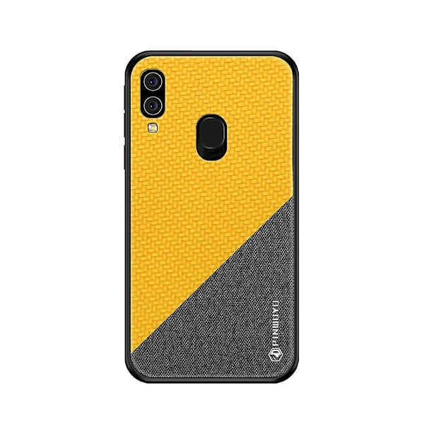 PINWUYO Honor Series PU Lærbelagt TPU Deksel for Samsung Galaxy A40