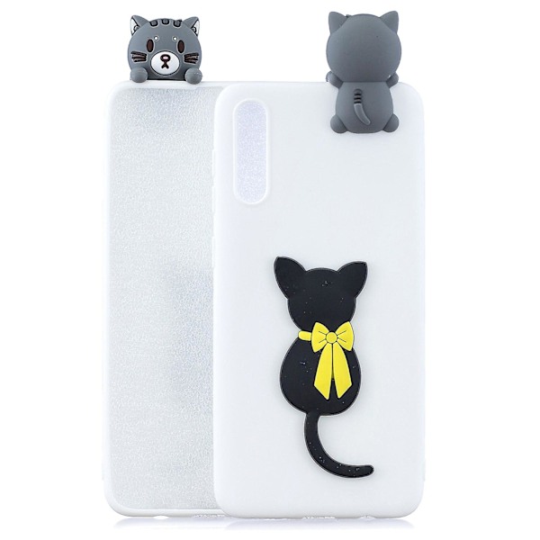 [3D Cute Doll] Patterned TPU Phone Case Cover for Samsung Galaxy A50/A50s/A30s Cat