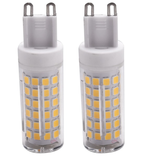 10W G9 100 LED-lampor LED-majslampor Keramik, ingen flimmer, vidstrålningsvinkel, 2 STK Naturvit