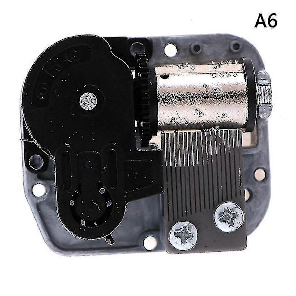 Mekaniskt DIY-uppdragningsspeldosa Sankyo Musikrörelse + skruvar + nyckel