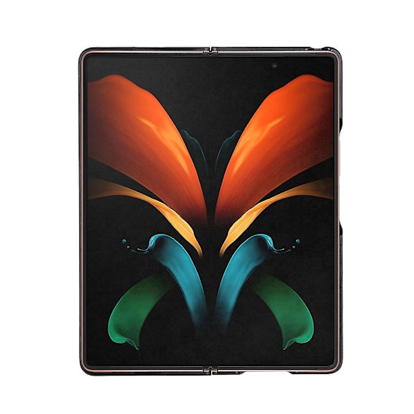 Aito krokotiilinnahkainen kova muovikotelo Samsung Galaxy Z Fold2 5G:lle