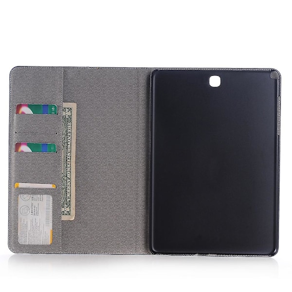 Linne Skin Smart Läder Flip Cover för Samsung Galaxy Tab S2 9.7 T810 T815