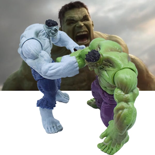 4 kpl Hulk-hahmoja Realistinen Keräilyesine Kestävä Marvel Avengers Hulk Action Figure Joululahja