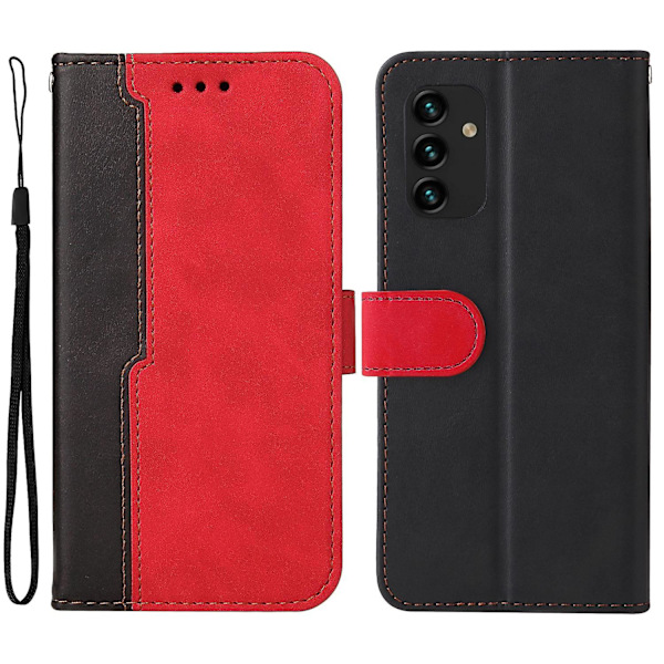 Business Style Farve Splicing Telefon Etui + TPU Tegnebog Cover til Samsung Galaxy A13 4G