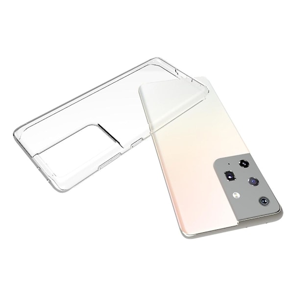 10 stk/pakke Telefondeksel for Samsung Galaxy S21 Ultra 5G Vannmerkebestandig Fleksibel TPU-deksel