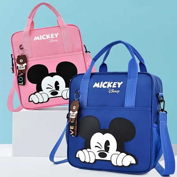 Mickey Collection Rygsæk, Multifunktionel Crossbody Taske, Tote Taske Skole Taske