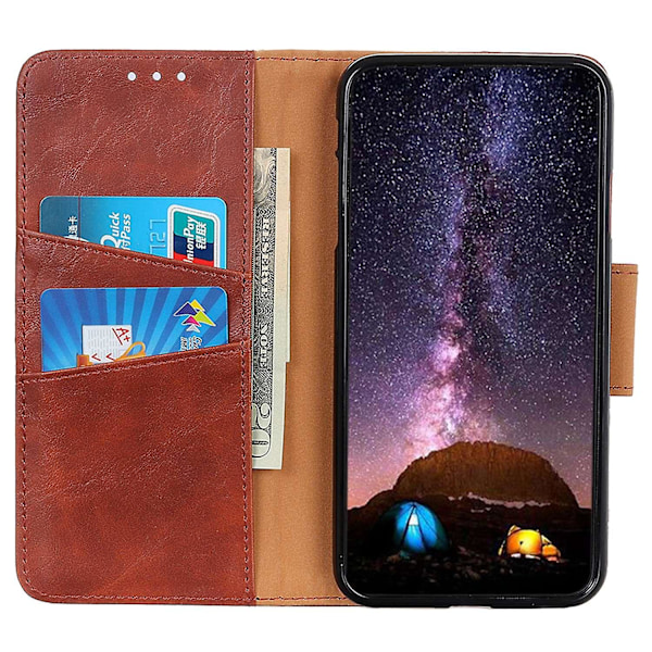 Xiaomi Poco C55 4Gmi 11A 4G/12C 4G Crazy Horse Texture Stand Wallet Cover Split Leather Case