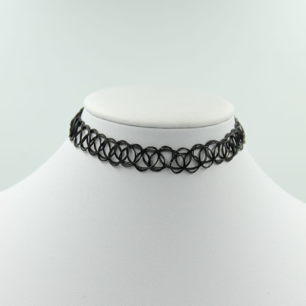 2-pack choker - En storlek svart en storlek