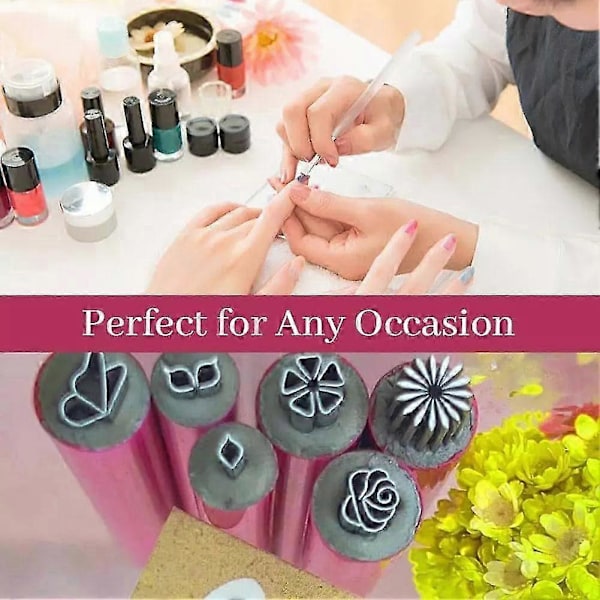 15 stk. DIY Negle Nail Art Stempel Pen Sæt Kunst Dotting Værktøjs Sæt til Piger Kvinder