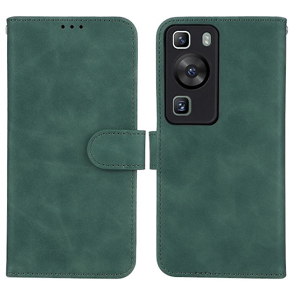 Huawei P60/P60 Pro Pung Telefon Etui PU Læder Hud-touch Stativ Folio Stødsikkert Cover