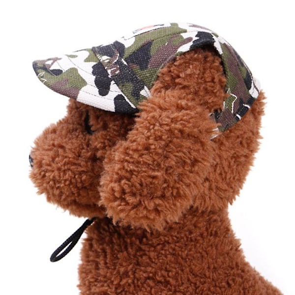 Hundehat Baseballhat Sommer Canvas Hat Til Små Hunde