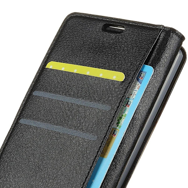 Telefonlommebokdeksel for Samsung Galaxy S9 G960 PU-skinntelefondeksel Fallsikkert Flip-beskytter med