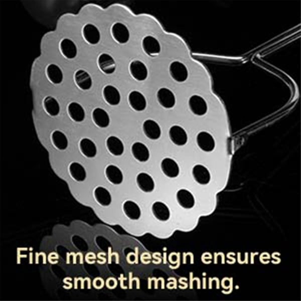 2 stk Potetstapper, Kraftig rustfritt stål Integrert Masher Kjøkkenverktøy Wire Masher