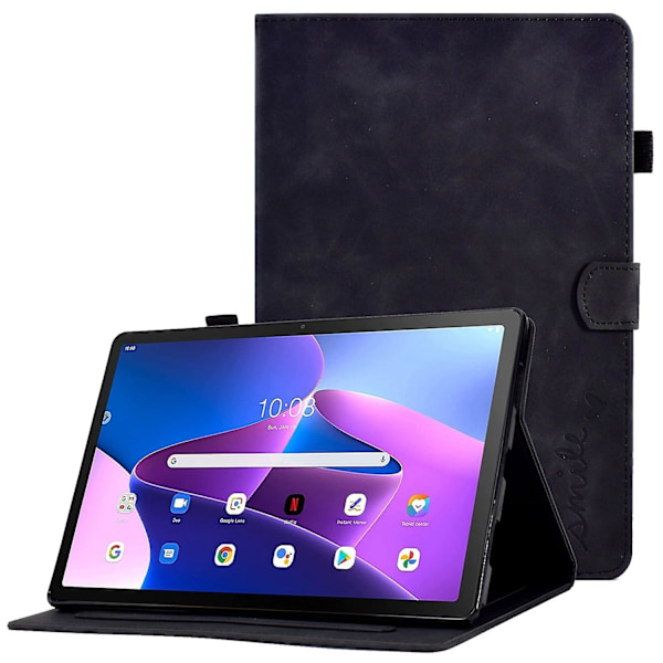 For Lenovo Tab M10 Plus (3. generasjon)/Xiaoxin Pad 2022 10,6 tommers deksel med stativstøtte, etui med automatisk