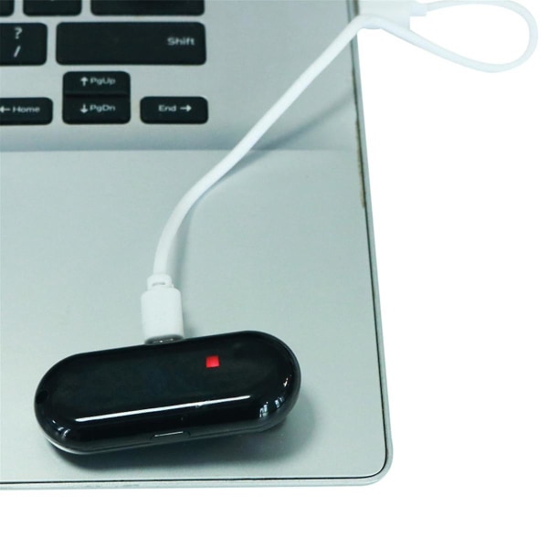 Otsalämpömittari Mini USB lämpömittari Digitaalinen baby kehon lämpötila lasten infrapunakuumemittari-musta