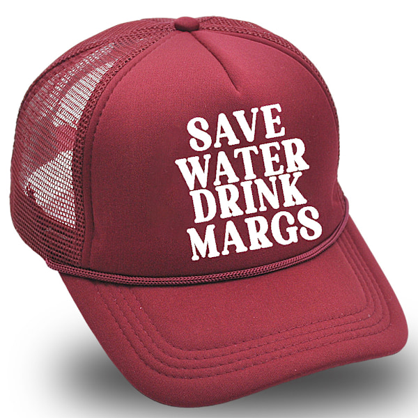 Save Water Drink Margs baseball cap printed trucker hat cowboy hat