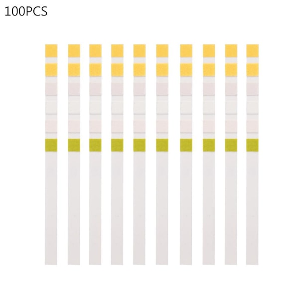 100 st Vattentestremsor 6 i 1 pH Alkalinitet Nitrit Klor Hårdhetsanalysator