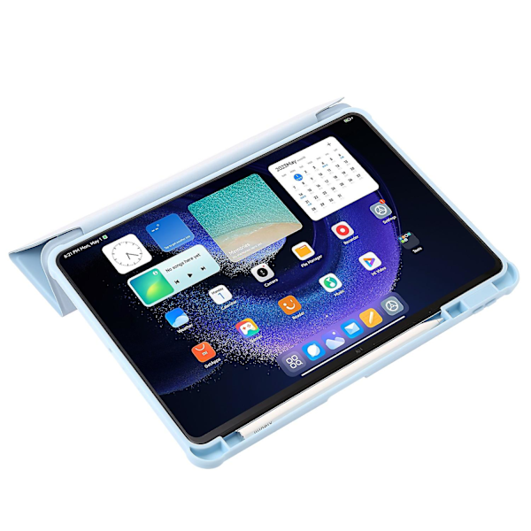 Origami Stand Tablet Etui til Xiaomi Pad 6/Pad 6 Pro - Transparent Akryl Cover med Pen Slot