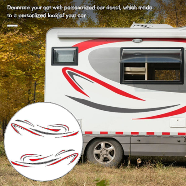 Rv Motorhome Universal Body Sticker Diy Image Decal Sticker Dekorasjon For Caravan Trailer-hao WR