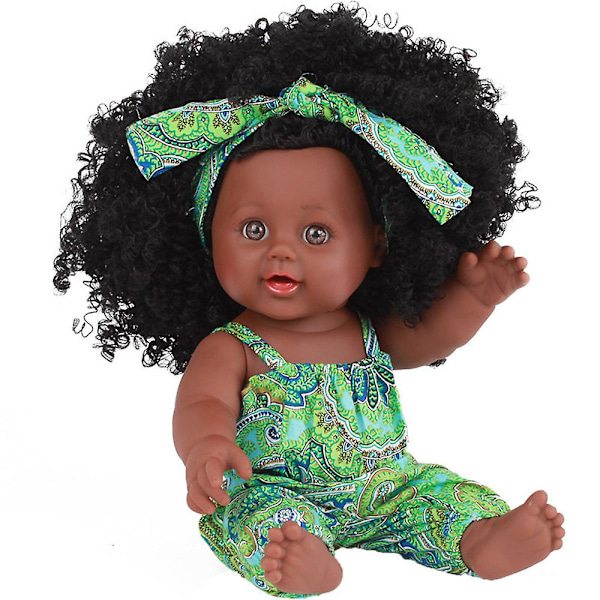 Cute Dolls for Girls Black Girl Dolls American Play Dolls 12 Inch Baby Play Dolls