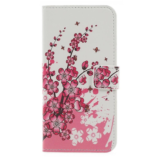 Pattern Printing Wallet Stand Leather Flip Protective Case for Samsung Galaxy J6 (2018)