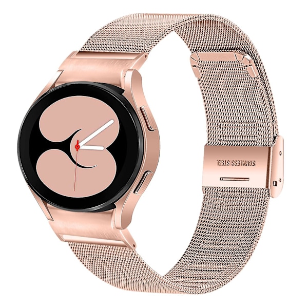 Til Samsung Galaxy Watch6/Watch6 Classic Spænde Design Urrem Milanese 316L Rem