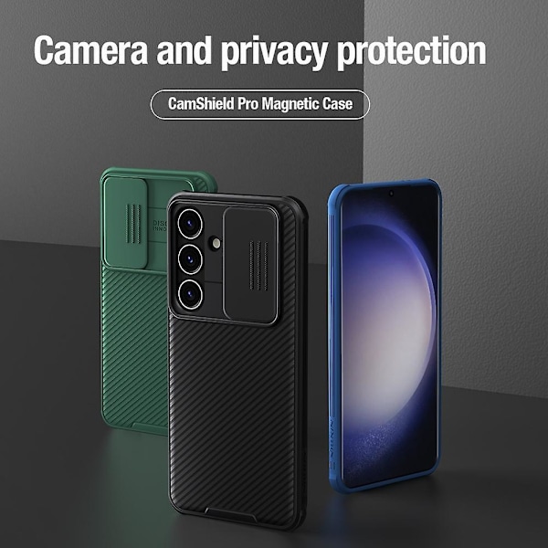 Nillkin Camshield Pro Series til Samsung Galaxy S24+ Beskyttende Telefoncover med Slide Kamera Cover