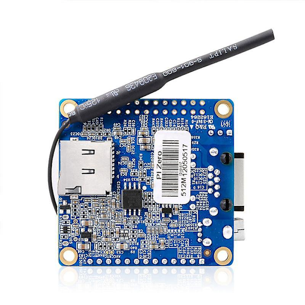 Orange Pi Zero kehityskortti + kotelo 512 Mt DDR3 Allwinner H3 -siru, sisäänrakennettu WiFi, ohjelmointi