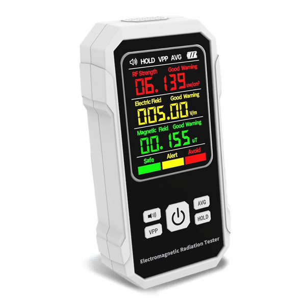 Digital Radiation Meter Radiation Detector Rf Strength Emf Tester With Sound Alert