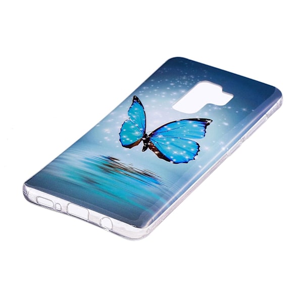 For Samsung Galaxy S9+ Noctilucent Patterned IMD TPU Fleksibel Bakdeksel