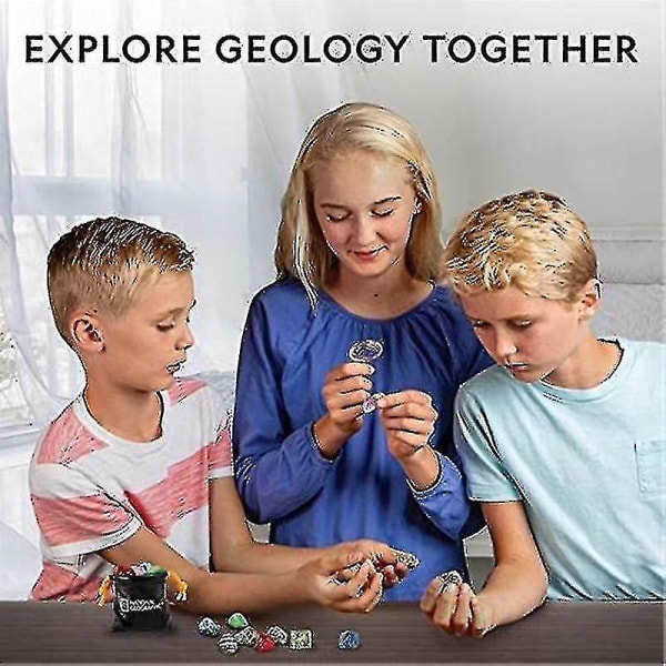 Adventskalender 2023 - Bergarter, mineraler och fossiler Adventskalender för barn och geologientusiaster
