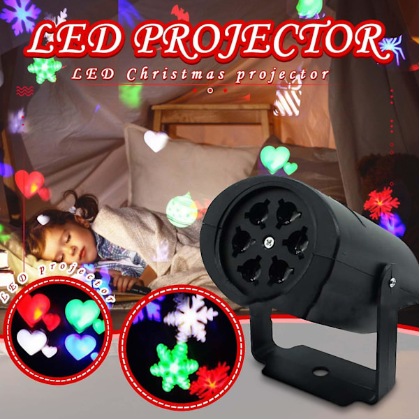 Christmas Lights Led Christmas Projector Lights With  Slides Patterns Holiday for Home Birthday Party