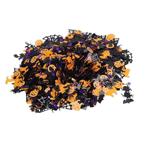 200g Halloween Confetti Halloween Party Table Scatter Confetti Pumpkin Spider Webs Foil Metallic Sequins Confetti Decor HMS220722