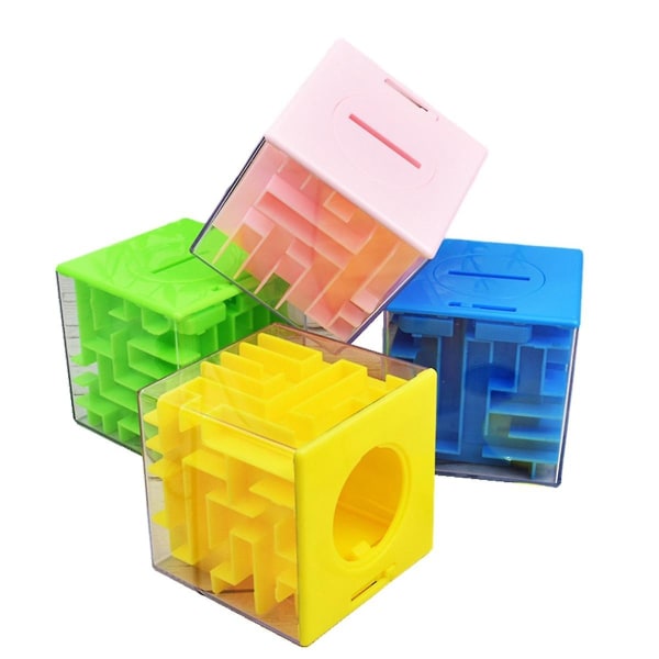 4 Pack Money Maze Puzzle -lahjarasia, täydellinen Money Holder -palapeli ja ajatuspelit lapsille ja Adulle
