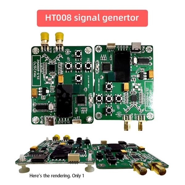 Ht008 signaalilähde Max2870 Stm32 23.5-6000mhz signaaligeneraattorin signaalilähde tukee piste/pyyhkäisytilaa