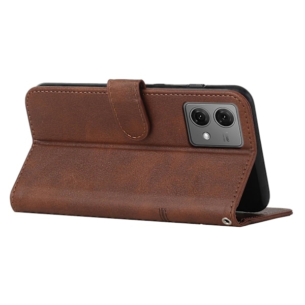 For Motorola Moto G84 5G Etui Anti-ripe Lommebok Telefon Lærdeksel