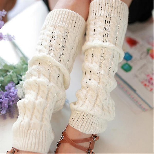 Womens Winter Knit Crochet Knitted Leg Warmers Legging Boot Cover Hot Fashion