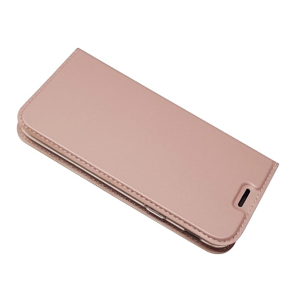 Auto-absorberande korthållare PU-läderfodral för Samsung Galaxy J5 (2017) EU-version/J5 Pro (2017)