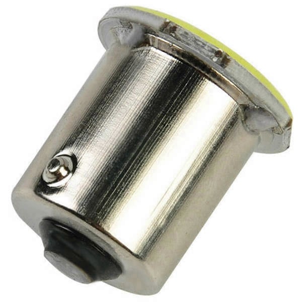10 st vita 1156 BA15S P21W LED-lampor för bil 1156 COB 12 SMD 12V spänning
