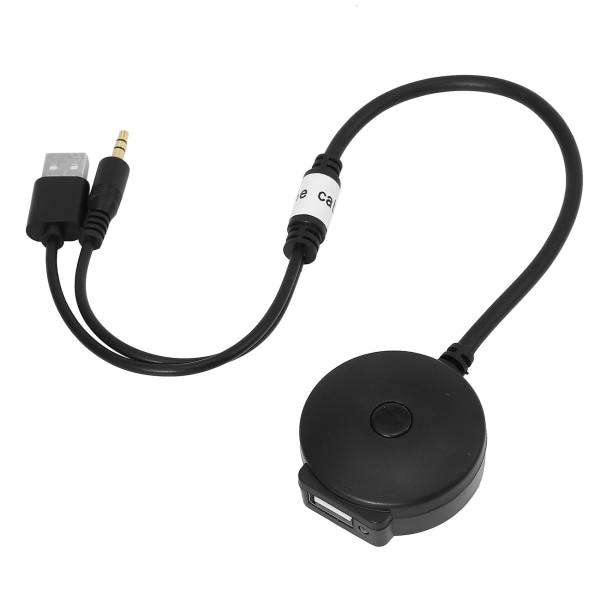 Bil Trådløst Bluetooth Audio AUX og USB Musik Adapter Kabel til