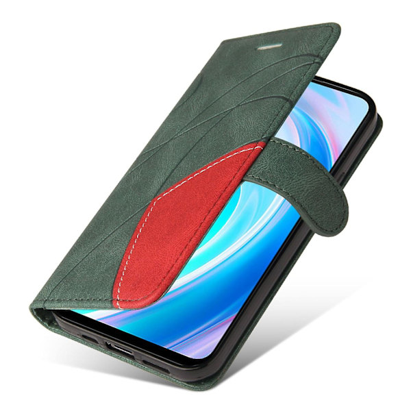 for OnePlus Nord CE 2 Lite 5G Pung-stil Etui Dual-farve Splicing Fuld Beskyttelse Telefon Cover