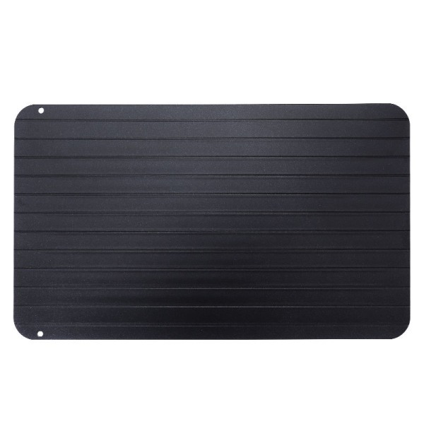 Defrosting tray black