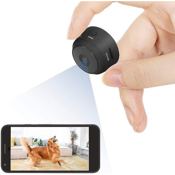 Piilokamera 4K 4K HD Mini Kannettava Wi-Fi-vakoilukamera Night Vision  -langattomalla valvontajärjestelmällä Spy Cam -liikkeentunnistus  ulko-/sisä-mustalle e1d7 | Fyndiq